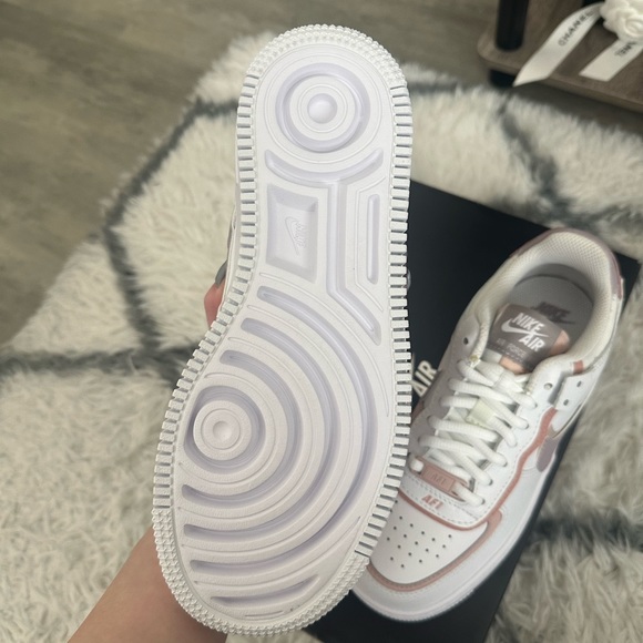 NIKE - NWT Women's Size 5.5 Air Force 1 Shadow Sneakers - Amethyst Ash - Picture 7 of 10